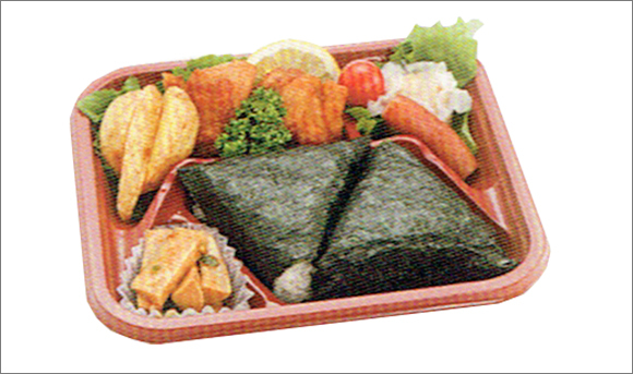 写真：おにぎり弁当